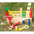 Hardwood Pretend Play Accesorios de construcción Kids Tool Box